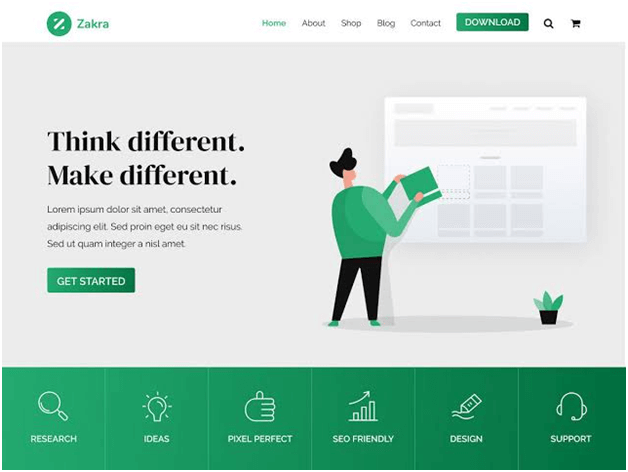 zakra wordpress theme